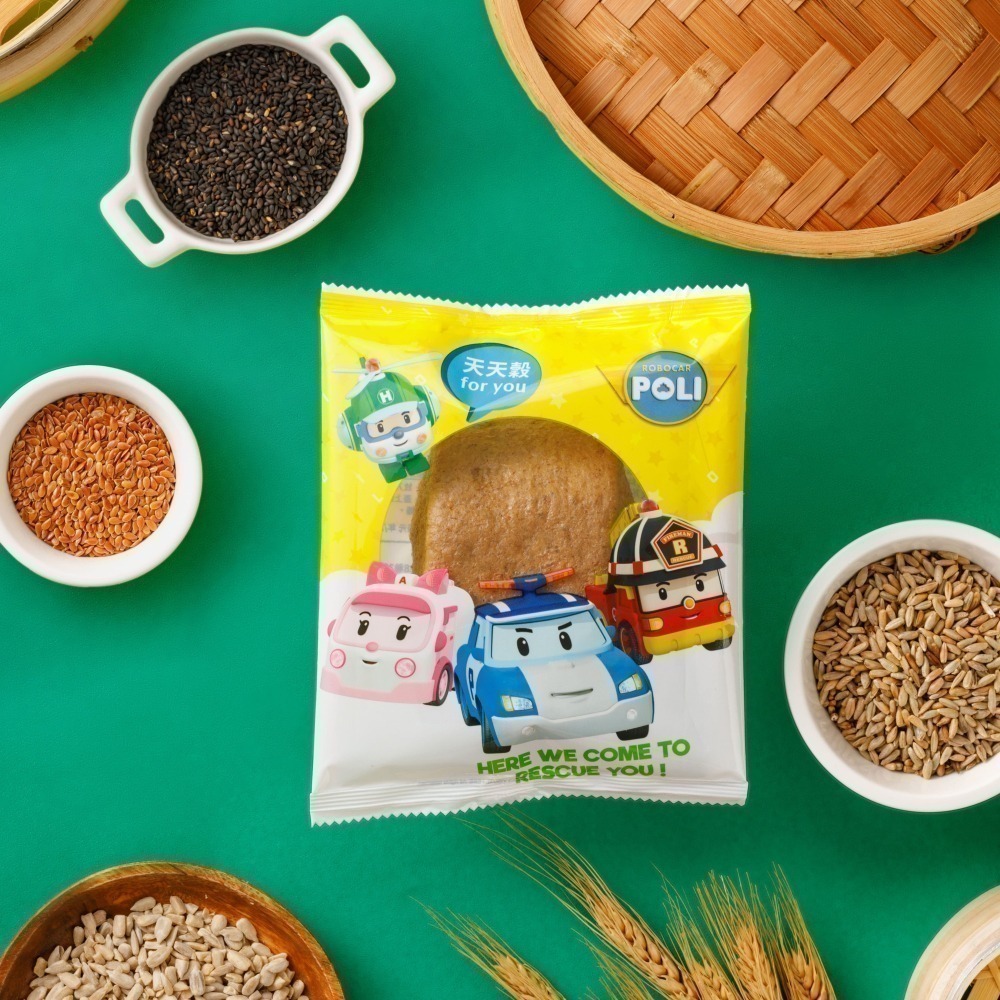 【福穀樂】POLI聯名【全素套組】任8入238元（菜包 饅頭 正版卡通 波力 安寶 羅伊 赫利 馬克 巴奇 佐力 珊迪）-細節圖6