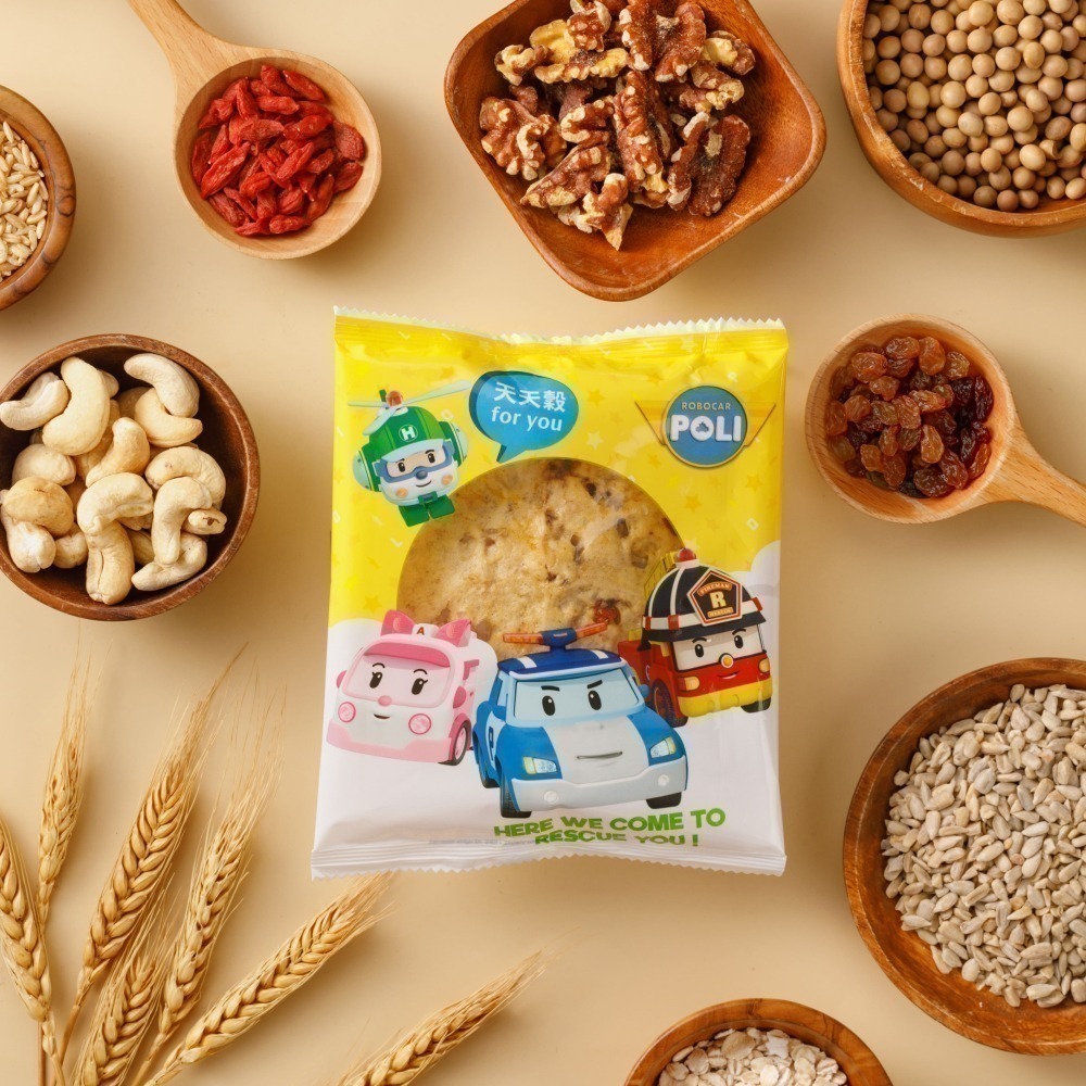 【福穀樂】POLI聯名【全素套組】任8入238元（菜包 饅頭 正版卡通 波力 安寶 羅伊 赫利 馬克 巴奇 佐力 珊迪）-細節圖7