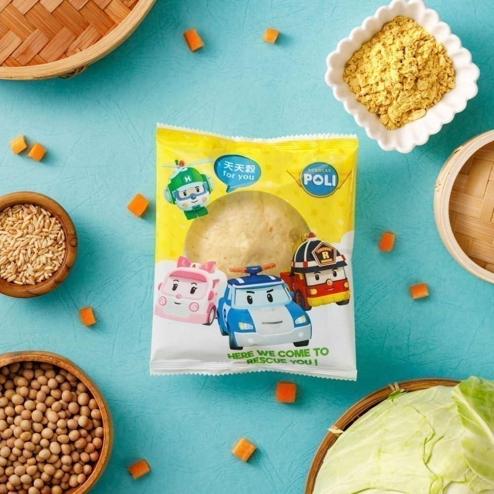 【福穀樂】POLI聯名【全素套組】任8入238元（菜包 饅頭 正版卡通 波力 安寶 羅伊 赫利 馬克 巴奇 佐力 珊迪）-細節圖8