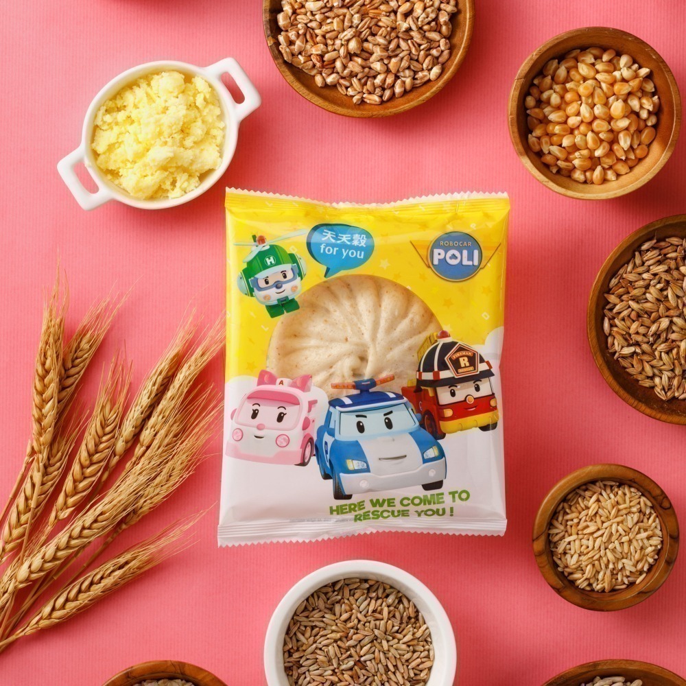 【福穀樂】POLI聯名【鹹甜套組】任8入268元（肉包子 正版卡通 波力 安寶 羅伊 赫利 馬克 巴奇 佐力 珊迪 基頓-細節圖3