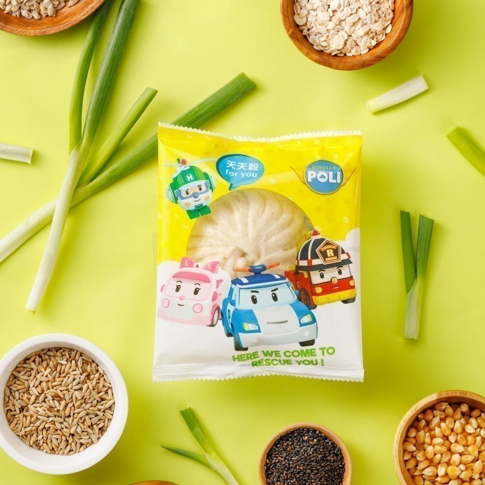 【福穀樂】POLI聯名【鹹甜套組】任8入268元（肉包子 正版卡通 波力 安寶 羅伊 赫利 馬克 巴奇 佐力 珊迪 基頓-細節圖5