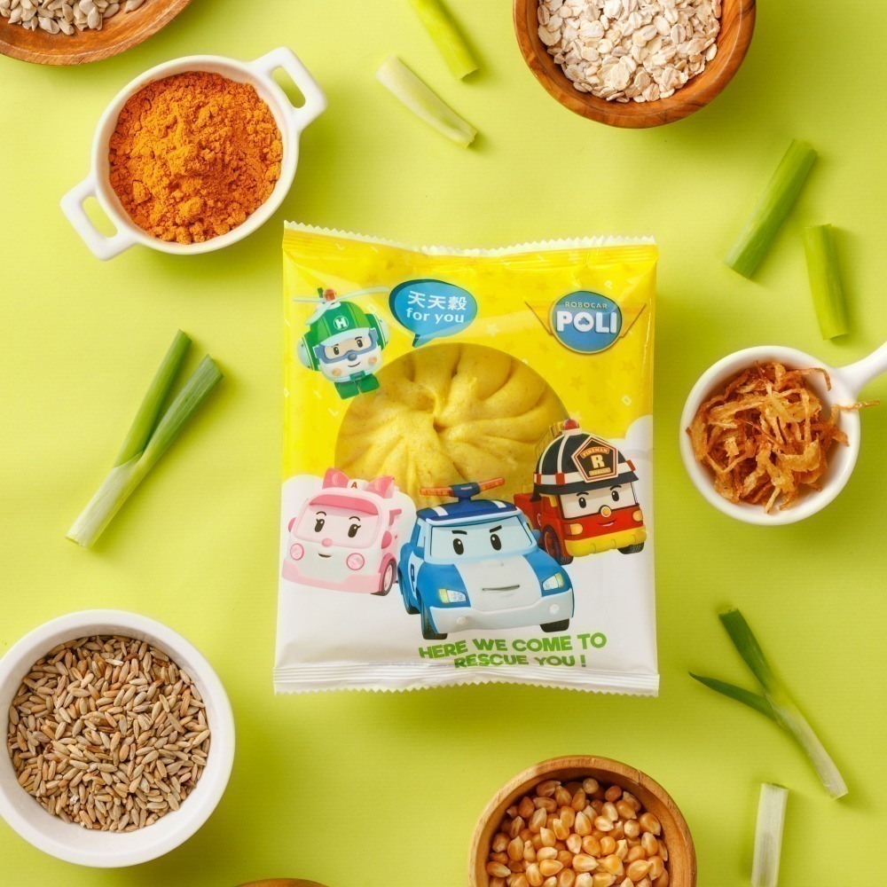 【福穀樂】POLI聯名【鹹甜套組】任8入268元（肉包子 正版卡通 波力 安寶 羅伊 赫利 馬克 巴奇 佐力 珊迪 基頓-細節圖8