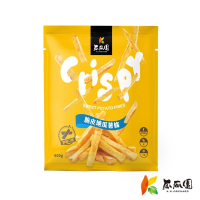 【福穀樂】脆皮地瓜薯條1包（全素 點心零食 黃金脆薯 金黃薯條 波浪薯條 冷凍食品 台灣製造 薯條伴手禮 瓜瓜園薯條）