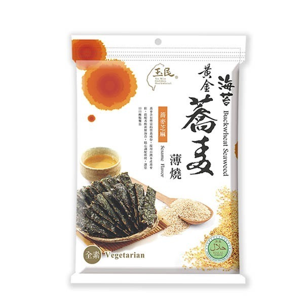 【福穀樂】黃金蕎麥海苔薄燒2包（全素  非油炸 台灣官方 日式薄燒 辦公室團購 純素零嘴 開立發票 岩燒海苔 片烤海苔）-規格圖9