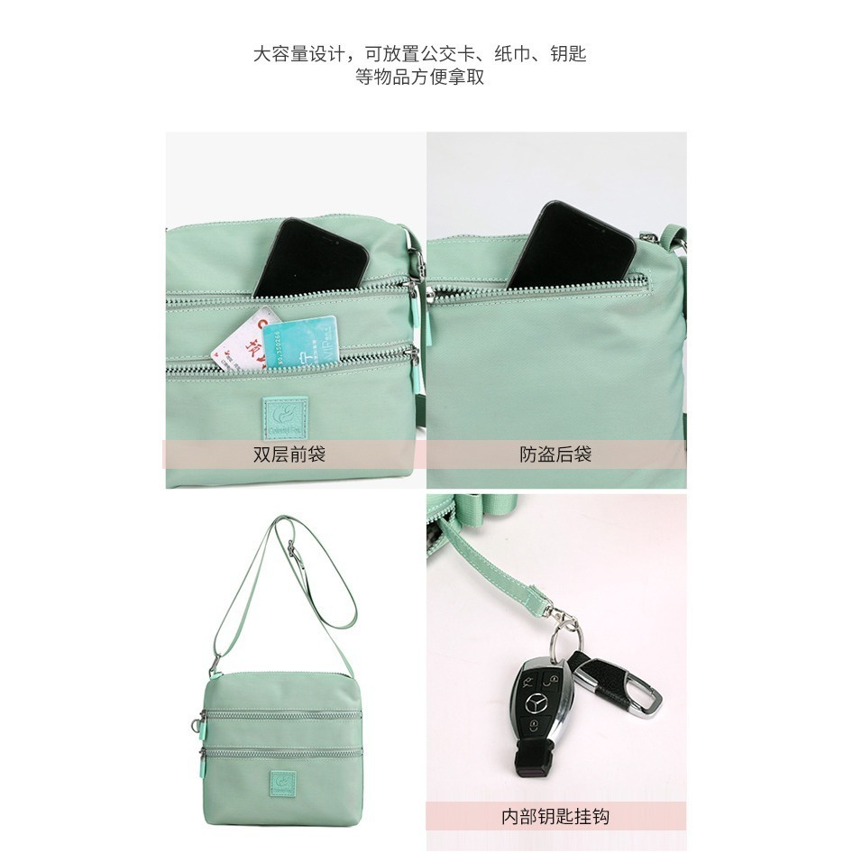 【iBoBo♡愛包包】現貨 韓版可愛小巧輕便旅行包 單肩包斜跨包零錢手機包-細節圖5