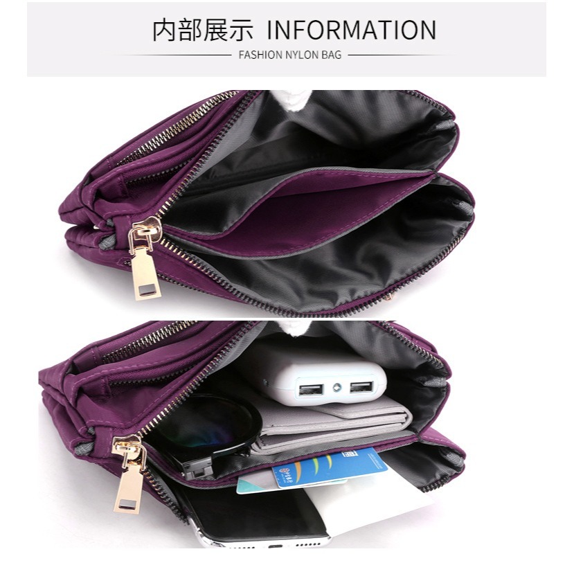 【iBoBo♡愛包包】現貨+預購 輕便休閒風 大容量多層多功能 手機零錢包 化妝包  斜跨包-細節圖4