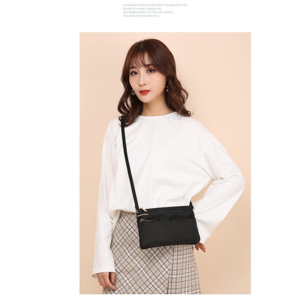 【iBoBo♡愛包包】現貨+預購 輕便休閒風 大容量多層多功能 手機零錢包 化妝包  斜跨包-細節圖8