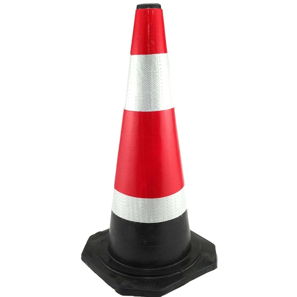 三角錐 道路交通標誌 路錐 施工警示 公路施工 反光錐 雪糕筒錐形桶警示 警示錐 圓錐 停車路障 BRW6502.8-細節圖2
