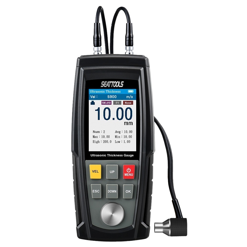 超音波厚度檢測儀 測厚規 厚度測試儀 膜厚儀 膜厚計 金屬厚度 聲速計 超聲波測厚儀 電池充電兩用款 UTG130S-細節圖2