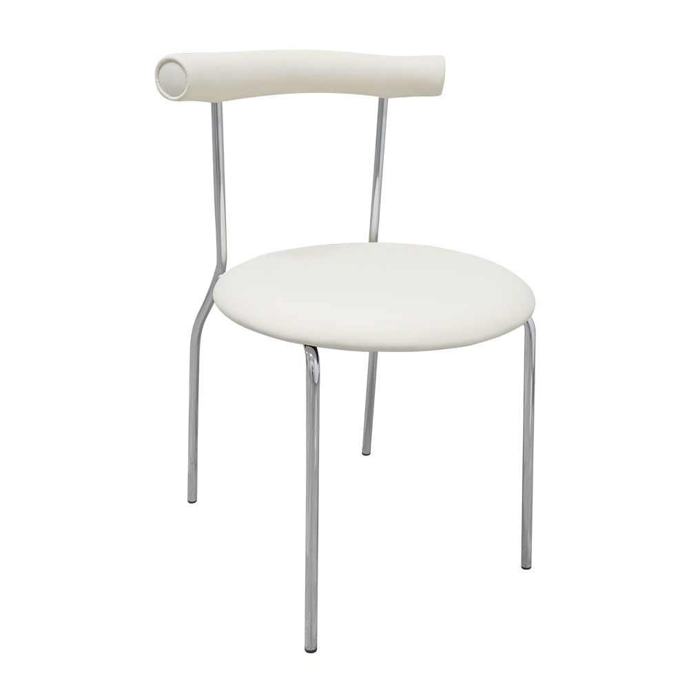 奶油白椅 化妝椅 網紅化妝椅 會客椅 圓椅 IDCWW45 高級餐廳椅 房間椅 網紅椅 奶油風餐椅 美甲椅-細節圖2