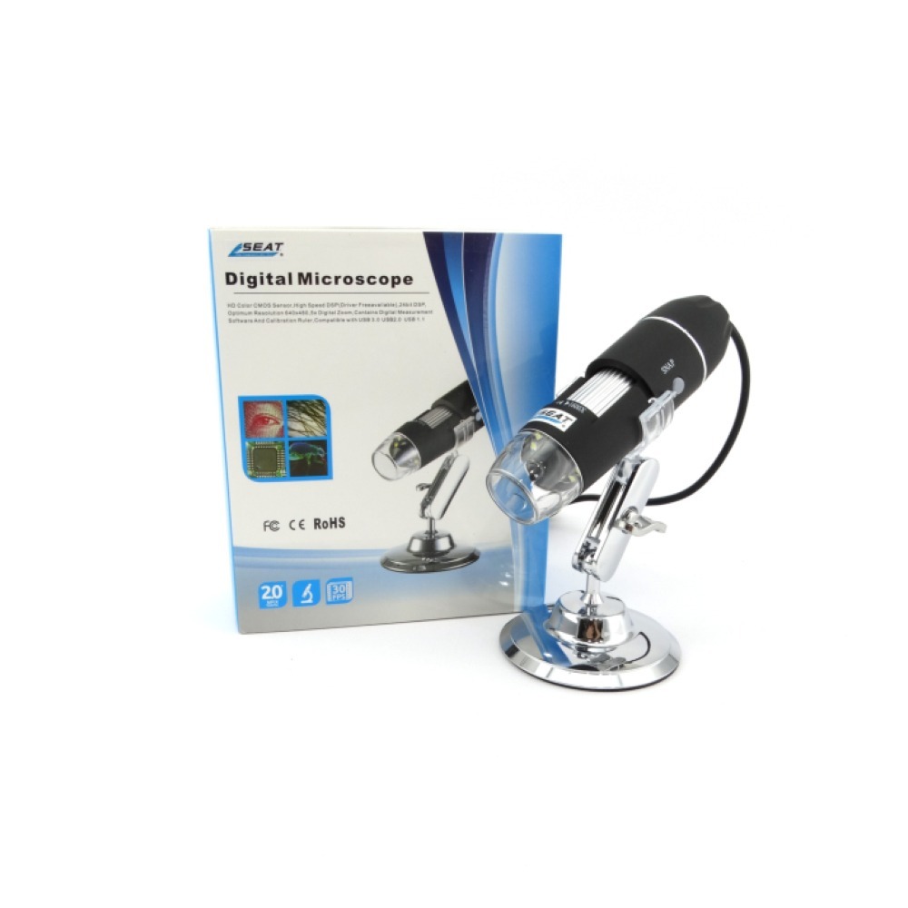精準MS1600 電子顯微鏡外接式 50~1600倍顯微鏡 數位放大鏡 變焦顯微鏡 電腦放大鏡-細節圖2