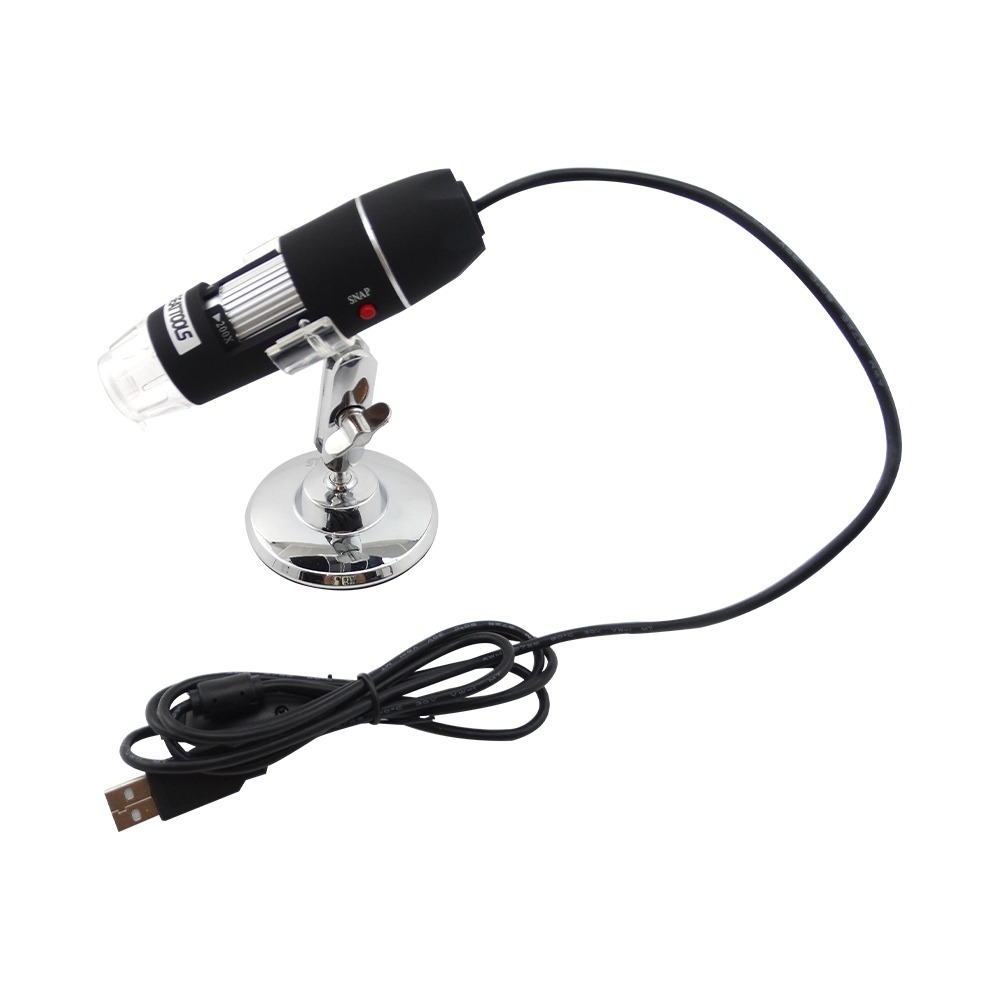 數位顯微鏡 8顆LED 手持式電子放大鏡 可測量拍照 精密機械 可支援手機+電腦 精準MS200-細節圖2