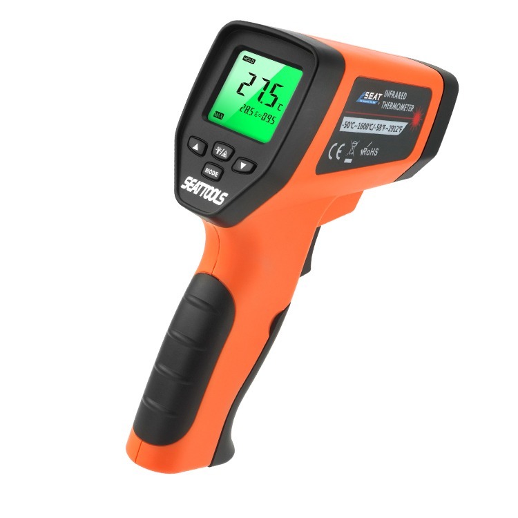 高溫型測溫儀 電力 煉鐵廠 鍛造 槍型紅外線溫度計 精準TG1600 紅外線 溫度計 測溫槍-細節圖2