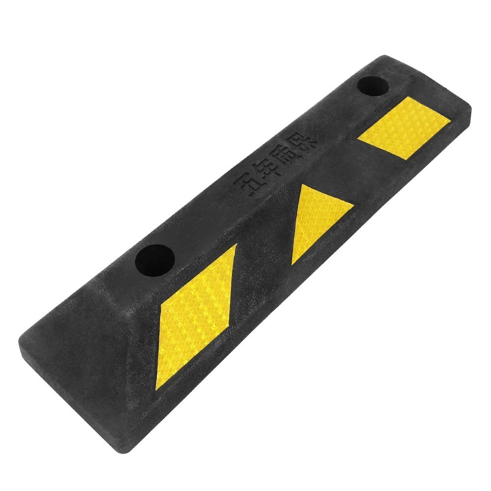 橡膠檔車器 停車位擋車器 車輪檔 車輪擋板 擋車器 車輪擋廠商 限位器 停車擋車墩 阻輪 【精準】SB56015080-細節圖2