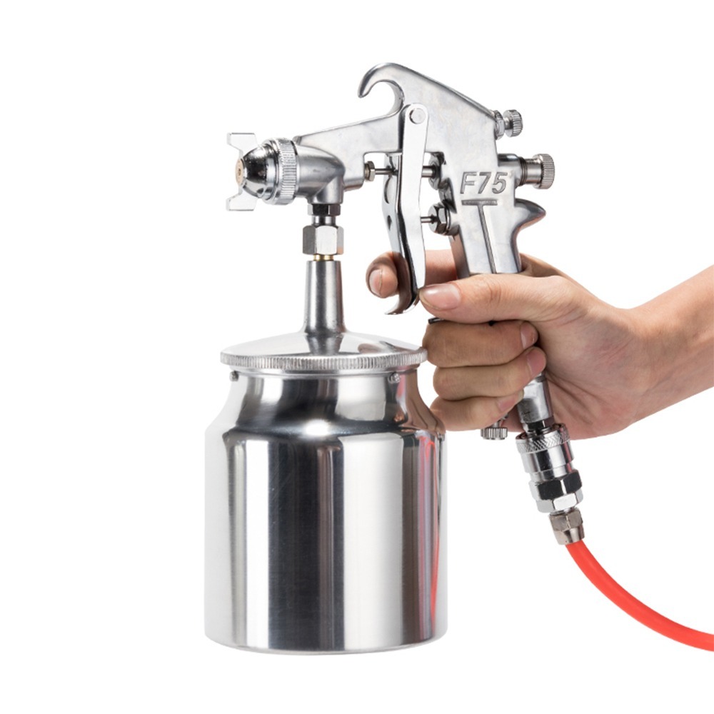 工業級 噴漆槍 上漆 下壺噴槍 噴漆機 塗料噴槍 漆料 【精準】SPW77 塗料噴槍 工業級 噴漆槍-細節圖2