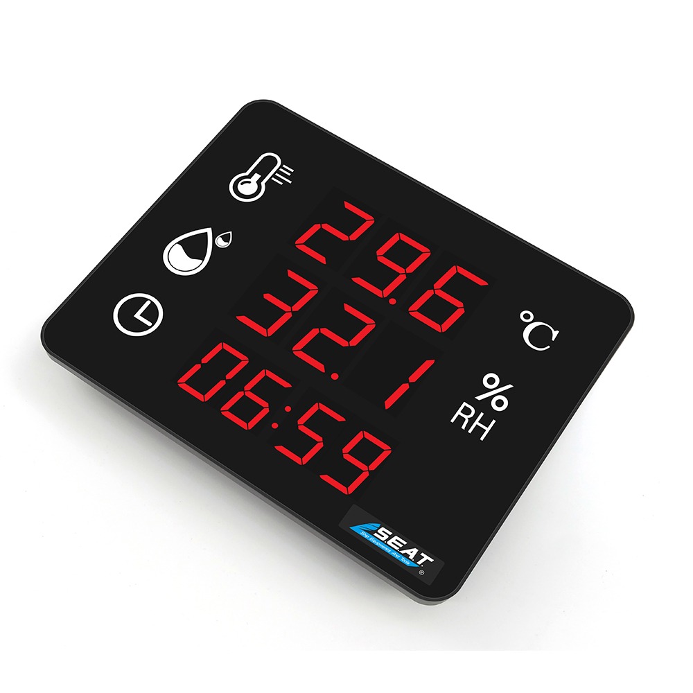 溼度計 溫度表 電子溫濕度計 智能溫濕度計 電子顯示 【精準】LEDC3 智能溫濕度計 溼度計 測濕度儀器-細節圖2