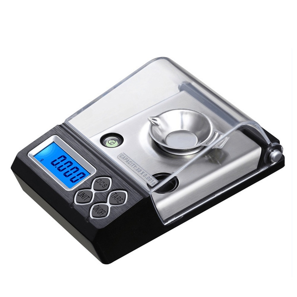 高精度型電子秤 精密電子秤 藥品秤 0.001g 微量秤 迷你電子秤 電子秤 玻璃防風罩 【精準】ES50 天平秤-細節圖2