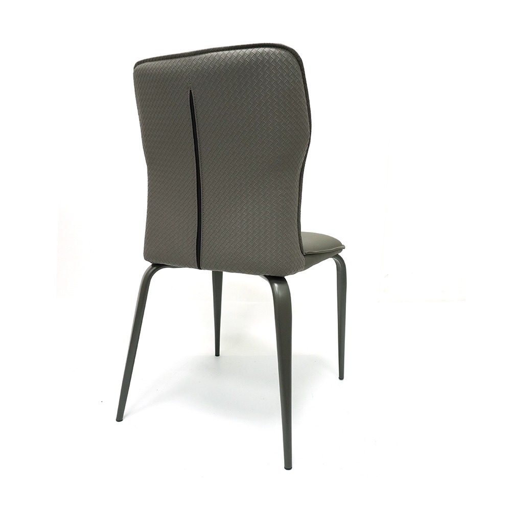 加厚皮革餐椅 深灰色 餐桌椅 麻將椅 椅子 化妝椅子 靠背餐椅 辦公椅 130-IDC50DG  休閒椅 陽台椅 會客椅-細節圖2