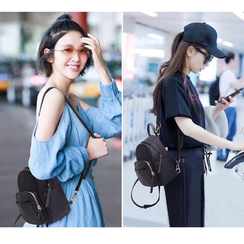 [現貨]韓版百搭防水牛津布小後背包-細節圖2