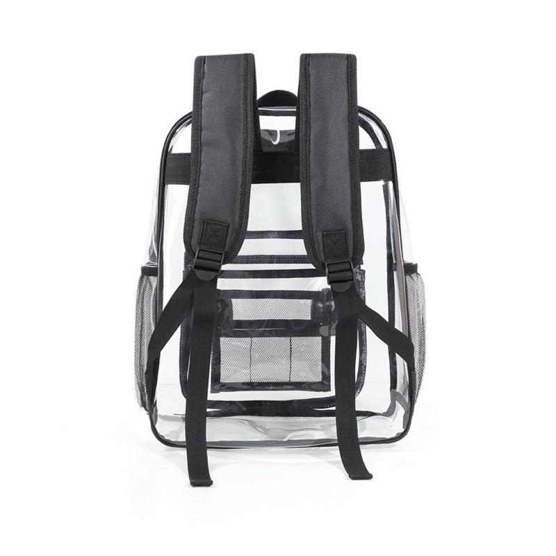 [現貨]透明包包 pvc大容量透明防水後背包 雙肩包 書包-細節圖9