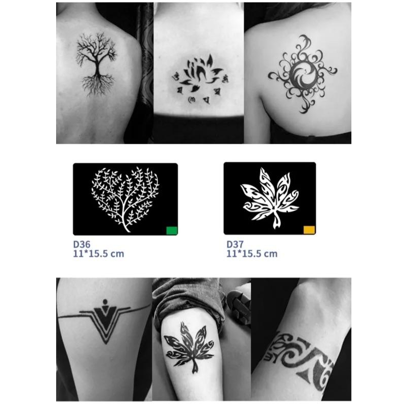 [現貨]中大型紋身膏模板-細節圖8