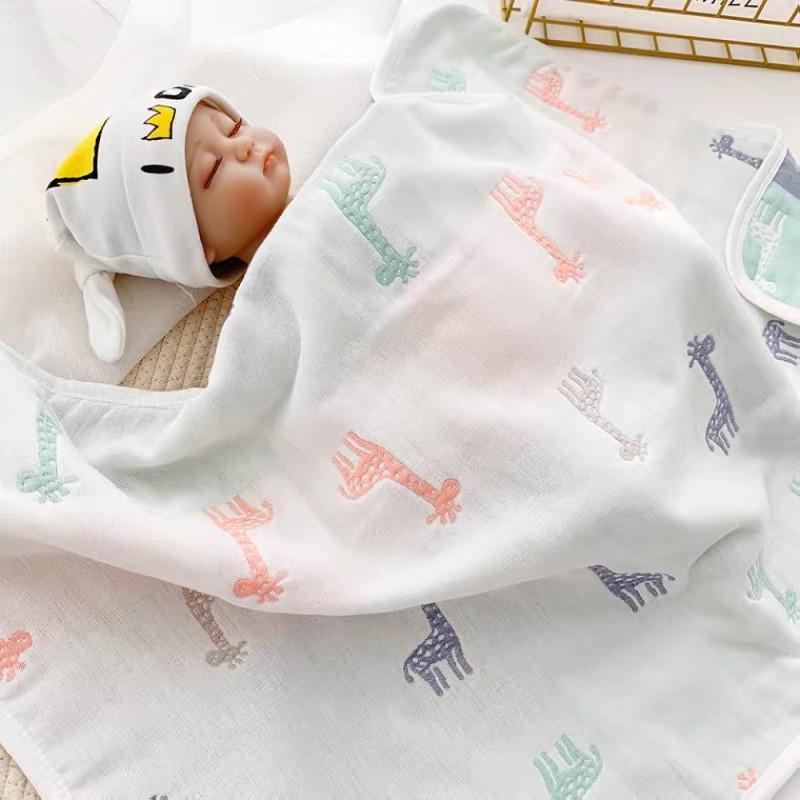 [現貨]六層紗布外出寶寶小被被 嬰兒小蓋毯 小浴巾-細節圖3