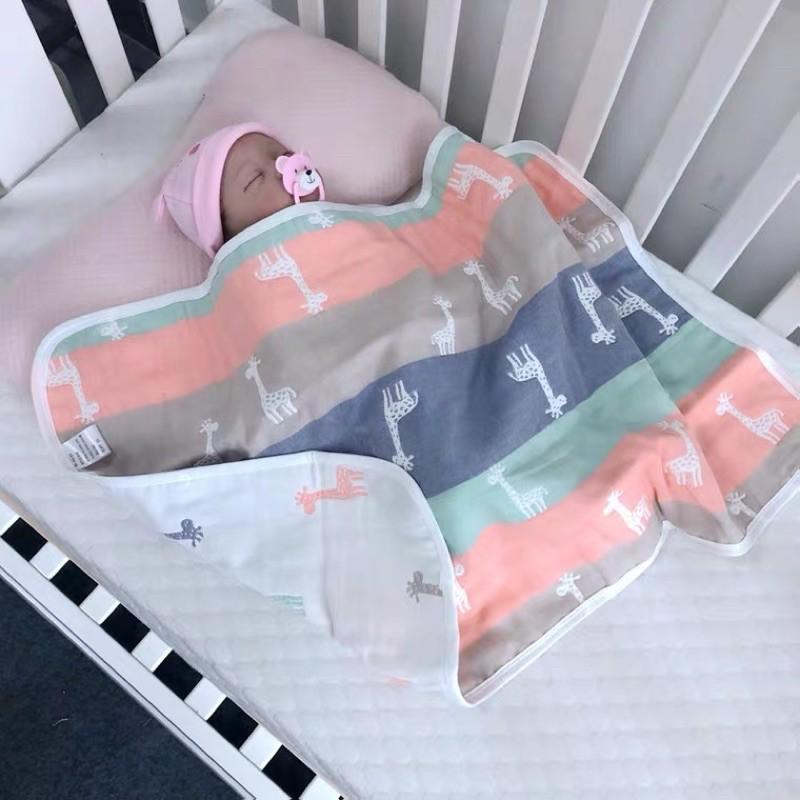 [現貨]六層紗布外出寶寶小被被 嬰兒小蓋毯 小浴巾-細節圖4