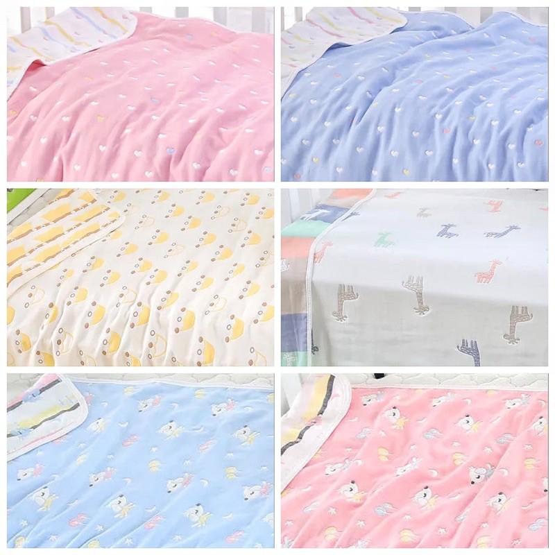 [現貨]六層紗布外出寶寶小被被 嬰兒小蓋毯 小浴巾-細節圖9