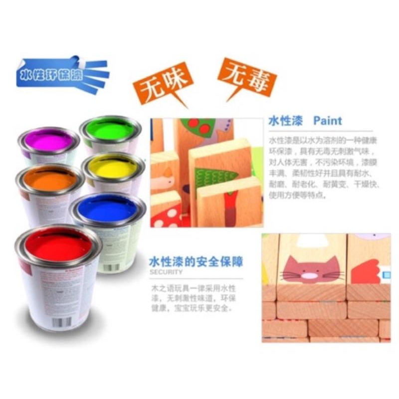 [現貨]木製28片動物拼圖接龍骨牌-細節圖4