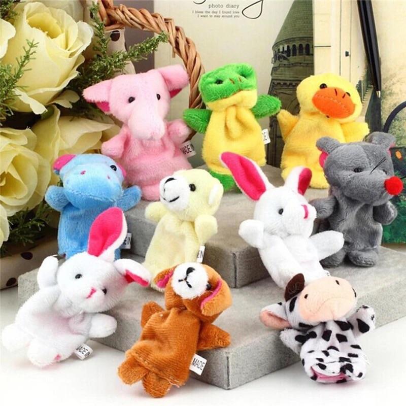 [現貨]可愛小動物講故事手指偶（10入）親子互動玩具 手指玩偶-細節圖6