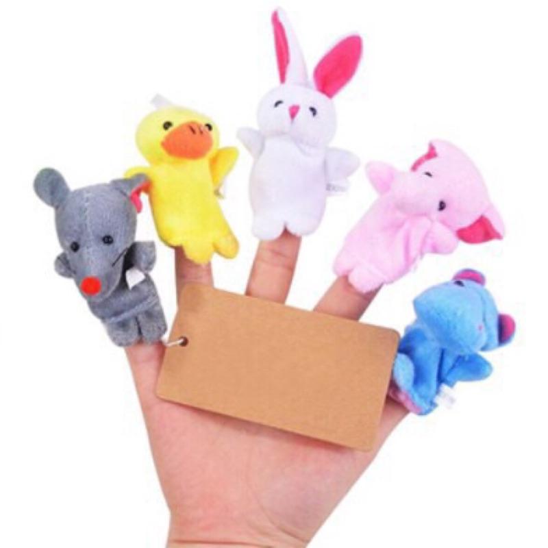 [現貨]可愛小動物講故事手指偶（10入）親子互動玩具 手指玩偶-細節圖8
