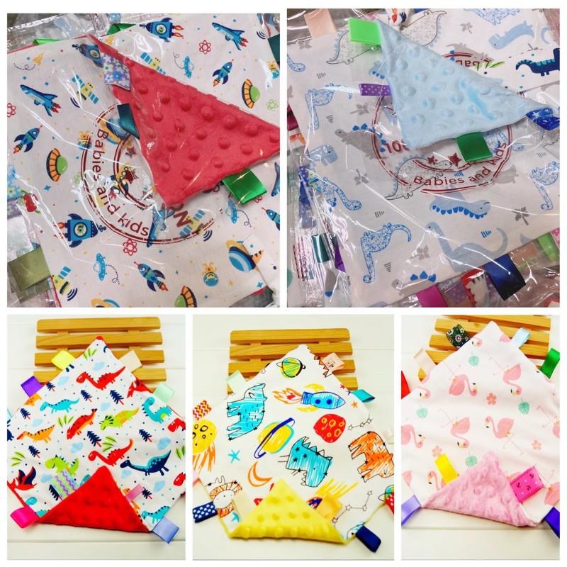 [現貨]針織超柔標籤寶寶安撫巾-細節圖8