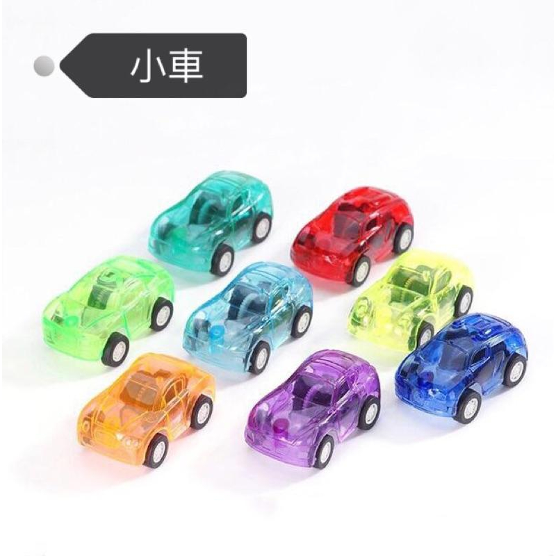 [現貨]迷你糖果色透明口袋回力車 飛機 工程車 摩托車-細節圖2