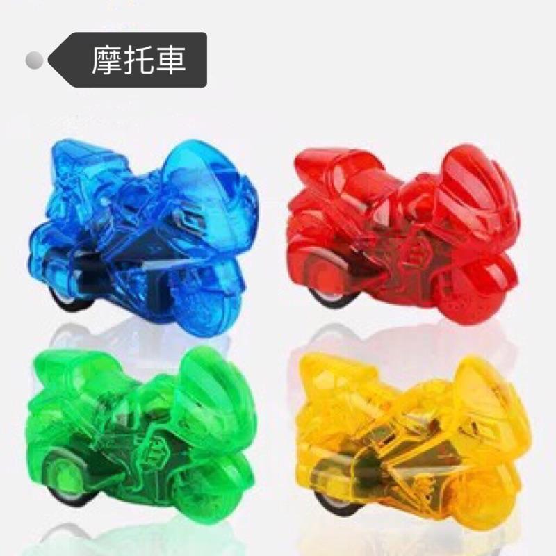 [現貨]迷你糖果色透明口袋回力車 飛機 工程車 摩托車-細節圖4