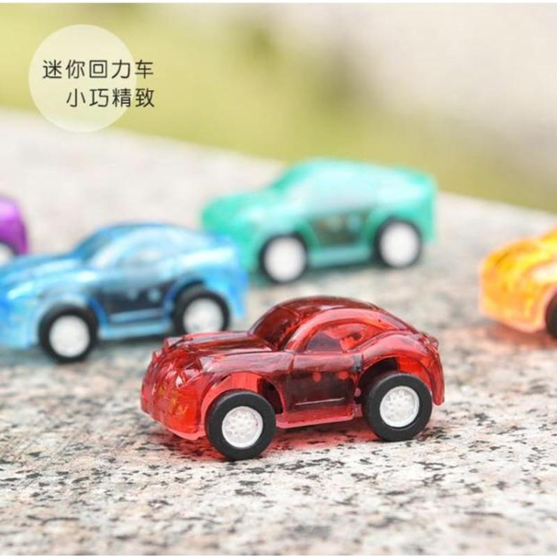 [現貨]迷你糖果色透明口袋回力車 飛機 工程車 摩托車-細節圖8