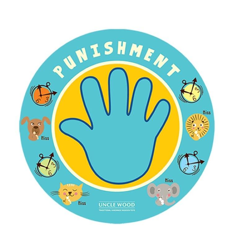 [現貨]美樂寶寶卡通思過貼 懲罰手掌貼4枚入-細節圖4