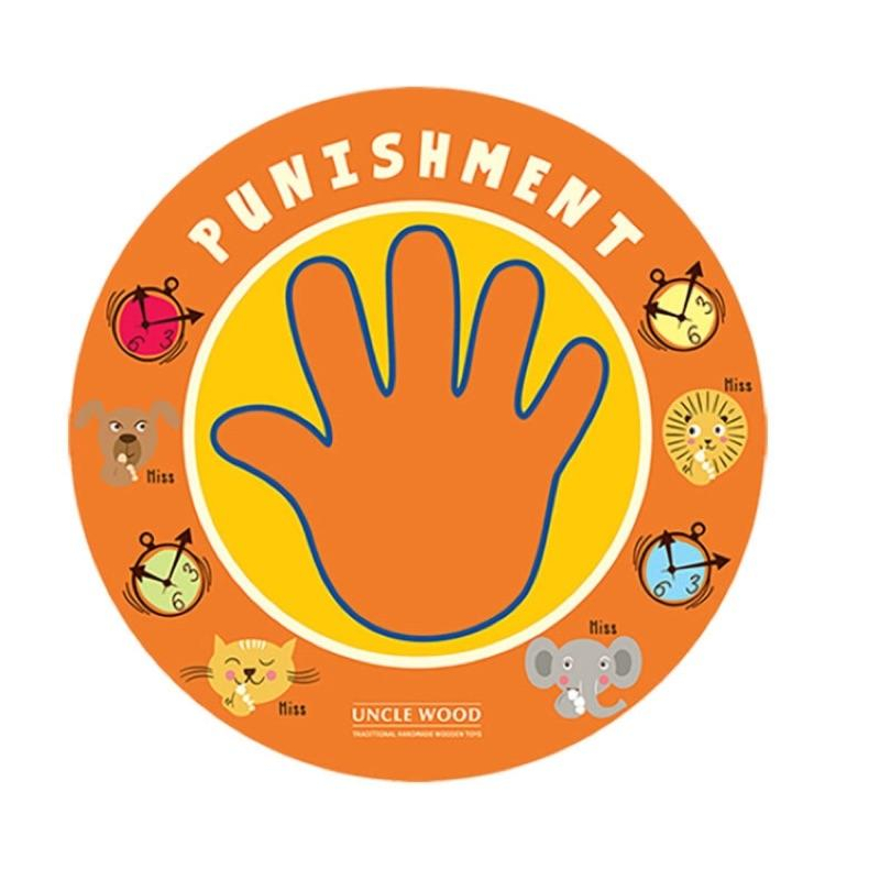 [現貨]美樂寶寶卡通思過貼 懲罰手掌貼4枚入-細節圖6