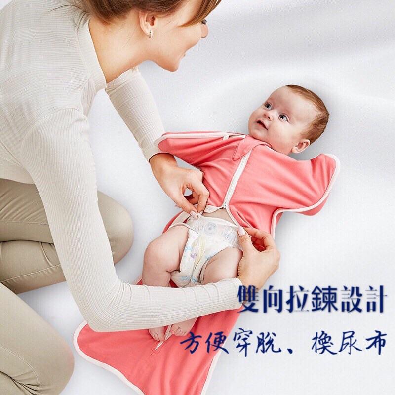 [現貨]冬季加絨保暖寶寶防驚跳安撫包巾 睡袋-細節圖7