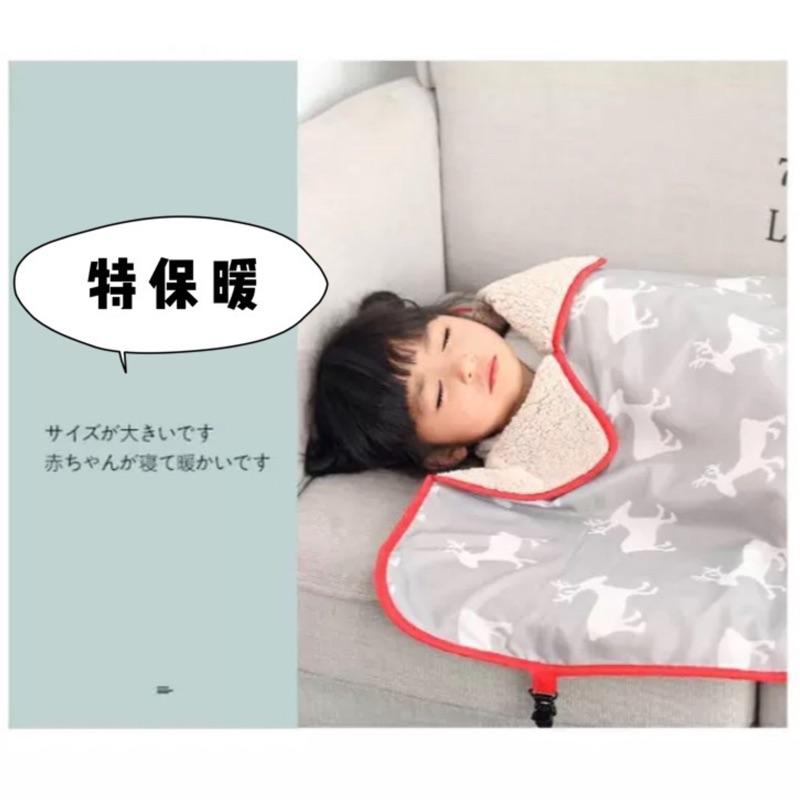 [現貨]嬰兒揹巾加絨防風毯 寶寶推車防雨蓋毯-細節圖9
