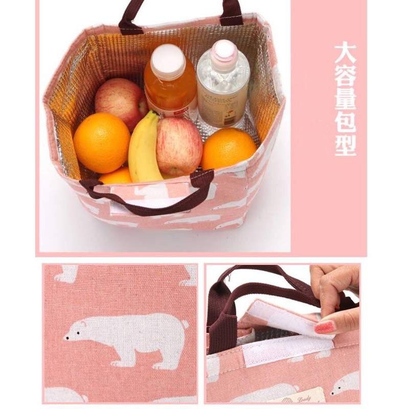 [現貨]外出野餐手提保溫袋 母乳保冷袋 便當袋-細節圖2
