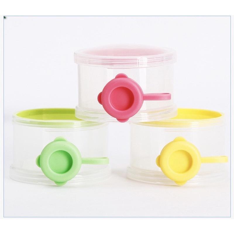 [現貨]三層側開奶粉盒 便攜式外出零食分裝盒  儲存罐-細節圖8