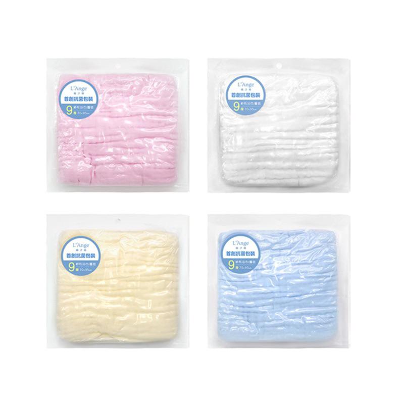 ［現貨］L＇Ange 棉之境 9層多功能紗布浴巾 紗布蓋毯 70x95cm-細節圖7