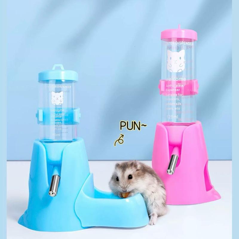 [現貨]倉鼠多功能不鏽鋼水壺 自動餵水器  懸掛式飲水機-細節圖3