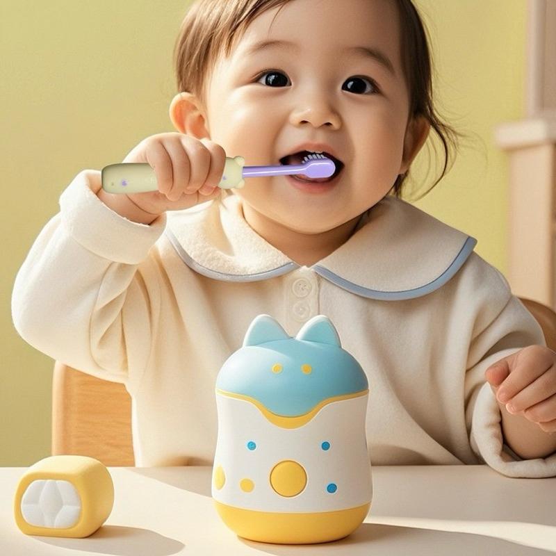 [現貨]兒童小熊造型軟毛牙刷 學習牙刷 乳牙刷-細節圖6