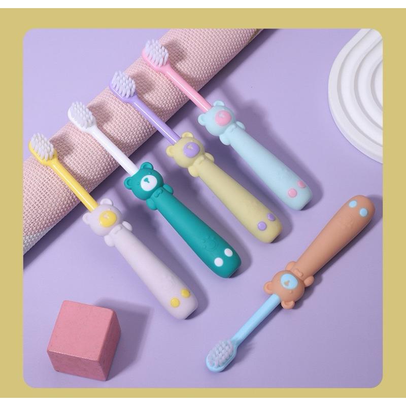 [現貨]兒童小熊造型軟毛牙刷 學習牙刷 乳牙刷-細節圖8