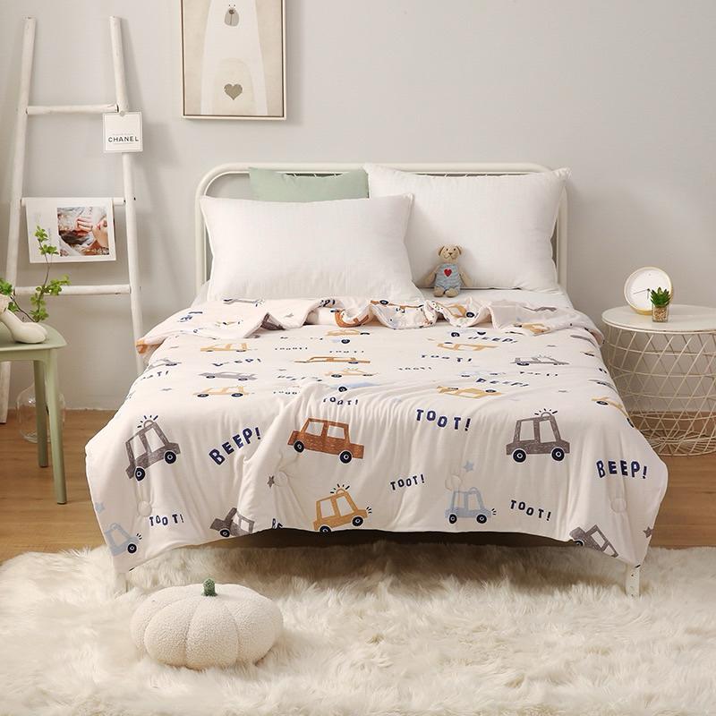 [現貨]兒童柔軟蓋毯 親膚春秋被 空調被 牛奶棉幼兒園午睡毯 可機洗-細節圖6