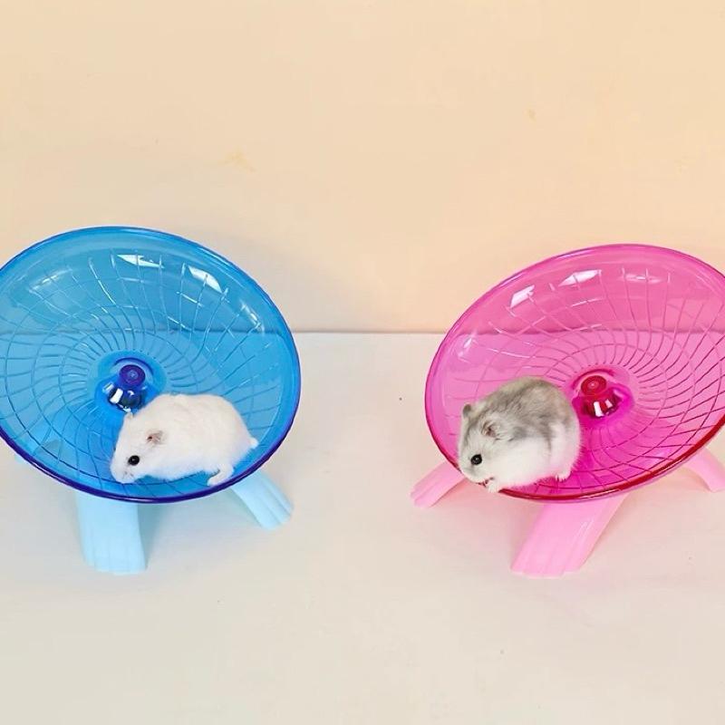 [現貨]倉鼠靜音跑盤 轉盤飛碟跑輪 跑步輪 滾輪-細節圖2