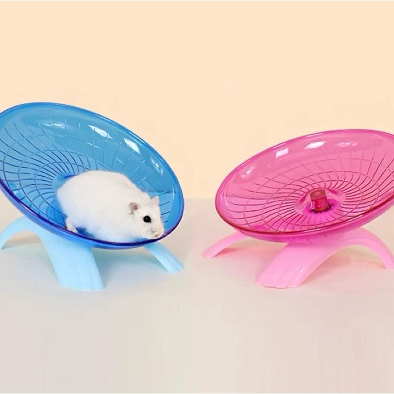 [現貨]倉鼠靜音跑盤 轉盤飛碟跑輪 跑步輪 滾輪-細節圖3