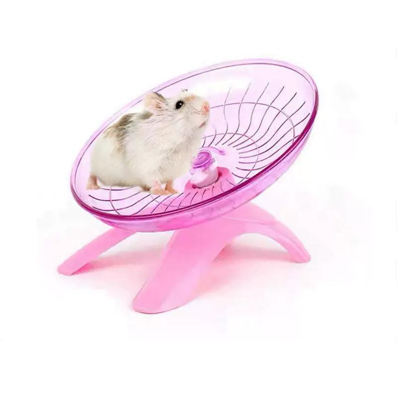 [現貨]倉鼠靜音跑盤 轉盤飛碟跑輪 跑步輪 滾輪-細節圖4