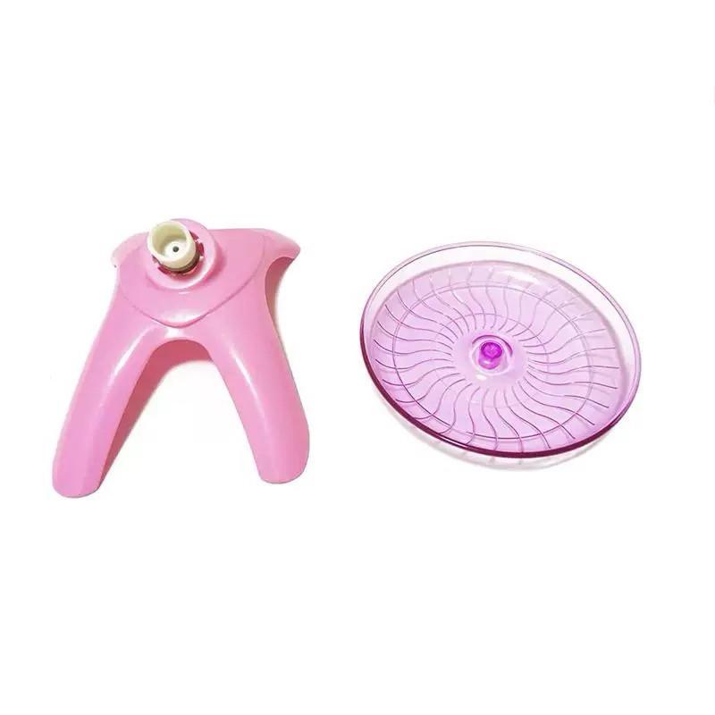 [現貨]倉鼠靜音跑盤 轉盤飛碟跑輪 跑步輪 滾輪-細節圖5